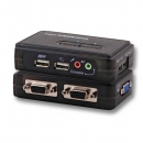 2-Port KVM Switch USB-Audio
