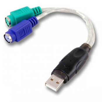 USB1.1 2 Port-PS/2 Converter,