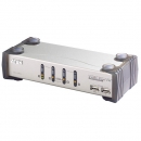 4-Port KVM-Switch USB-Audio