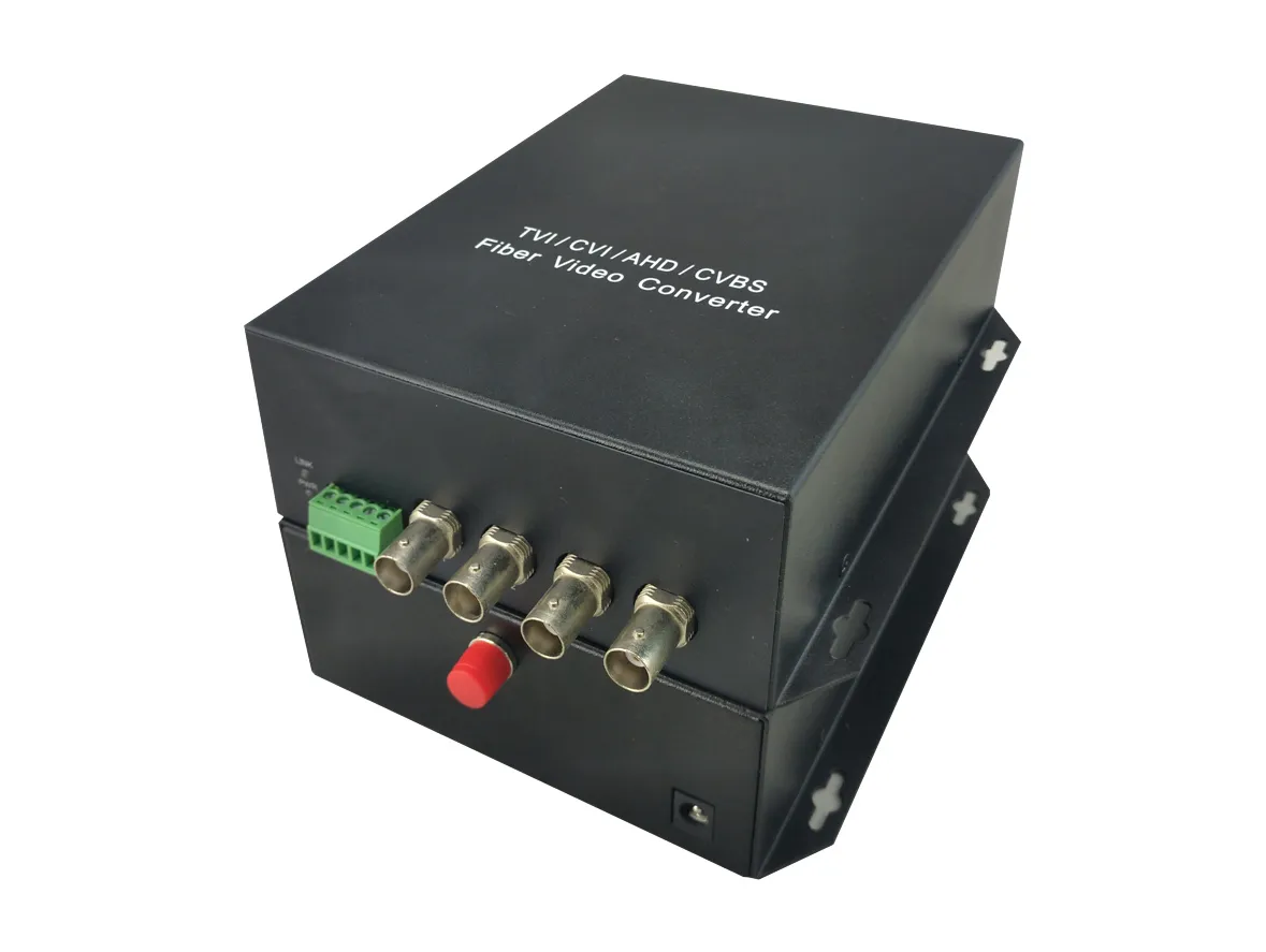 4-Channel BNC over Glasfaser Extender Kit, 20km – Bild 7