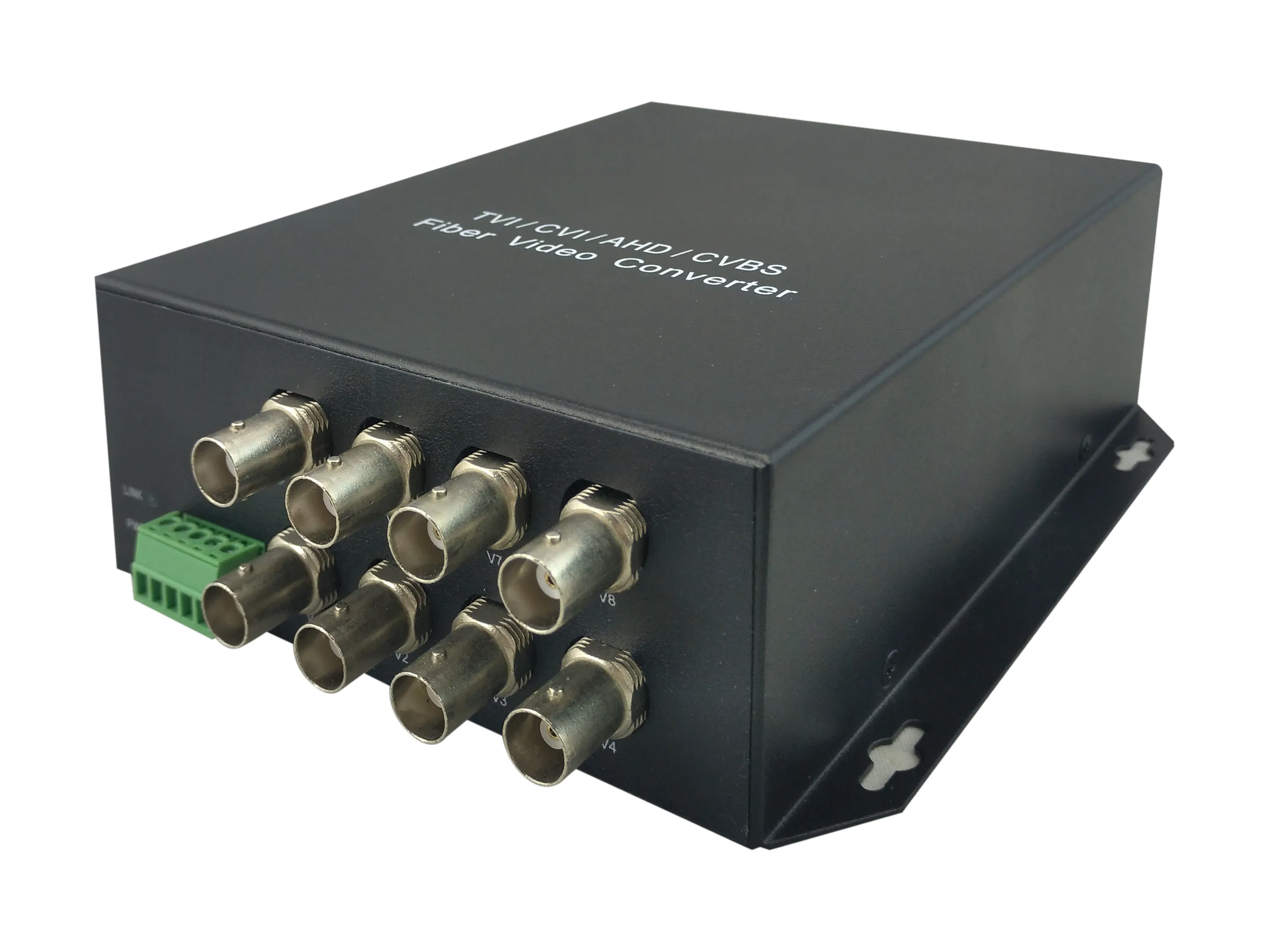 8-Channel BNC over Glasfaser Extender Kit, 20km