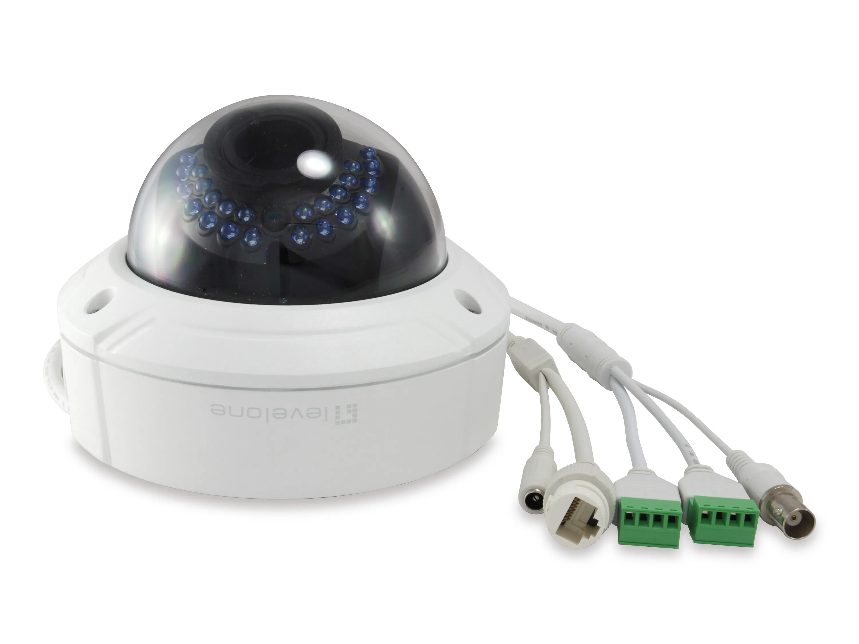 Fixed Dome IP Netzwerk Kamera, 4-Megapixel, Innenbereich/Außenbereich, 802.3af PoE, IR LEDs, two-way Audio, Varifocal Lens – Bild 3