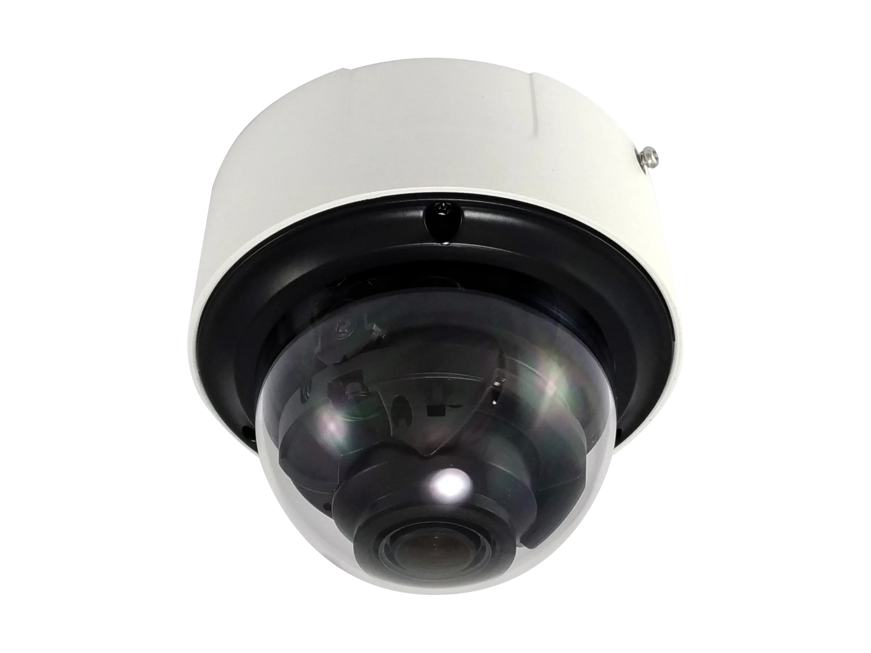 GEMINI Fixed Dome IP Netzwerk Kamera, 2-Megapixel, H.265, 60fps HFR, 4.3X optisch Zoom, IR LEDs, Innenbereich/Außenbereich