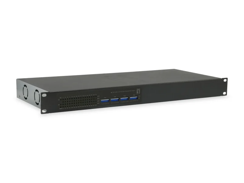 FGP-3400W380, 34-Port Fast Ethernet PoE Switch, 2 x Gigabit RJ45, 802.3af/bei PoE, 32-Port PoE Ausgänge, 380W Leistungsbudget