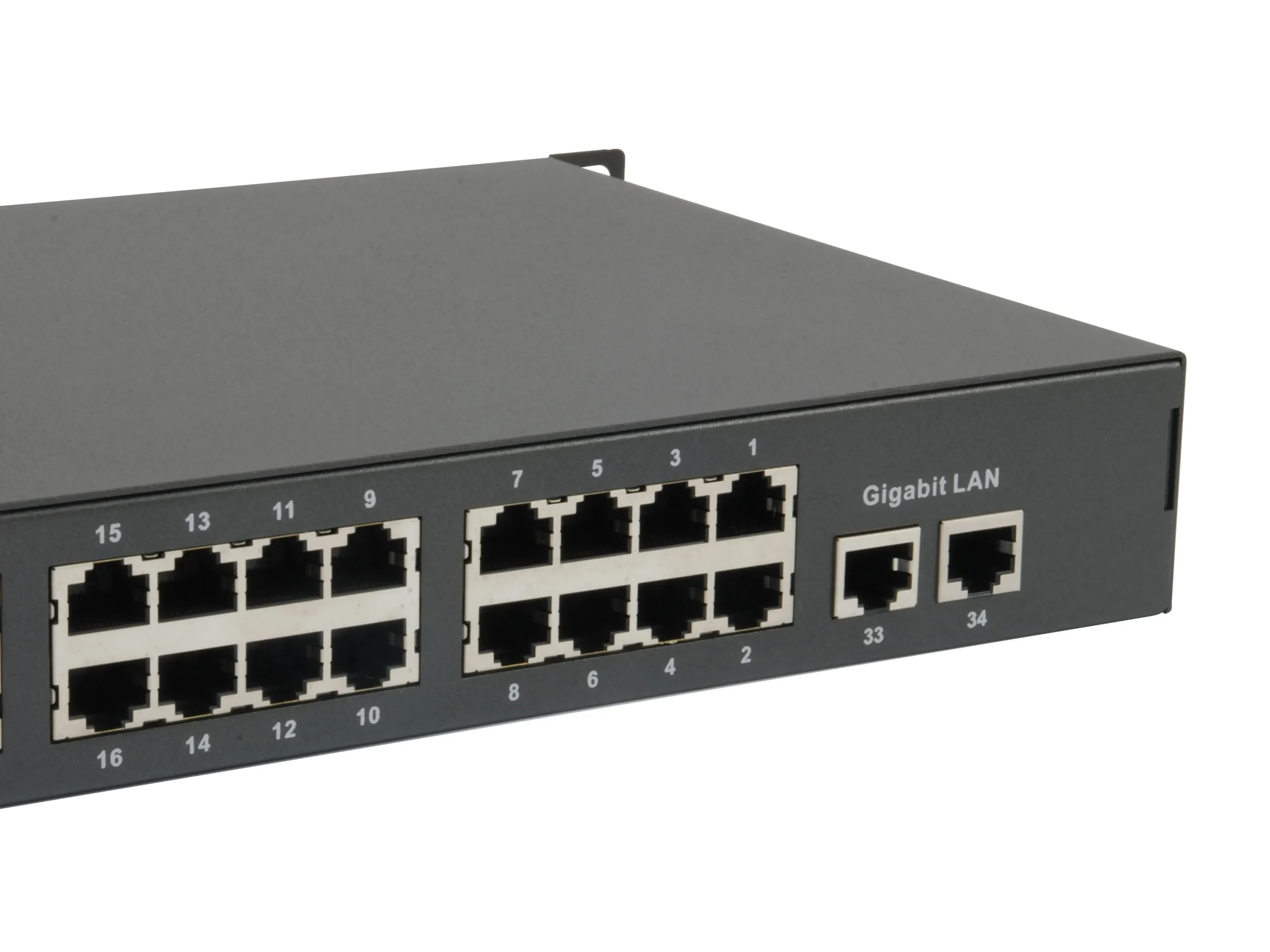 FGP-3400W380, 34-Port Fast Ethernet PoE Switch, 2 x Gigabit RJ45, 802.3af/bei PoE, 32-Port PoE Ausgänge, 380W Leistungsbudget – Bild 9