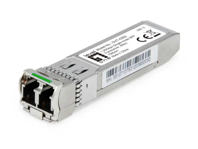 1.25Gbps Singlemode SFP Transceiver, 80km, 1550nm
