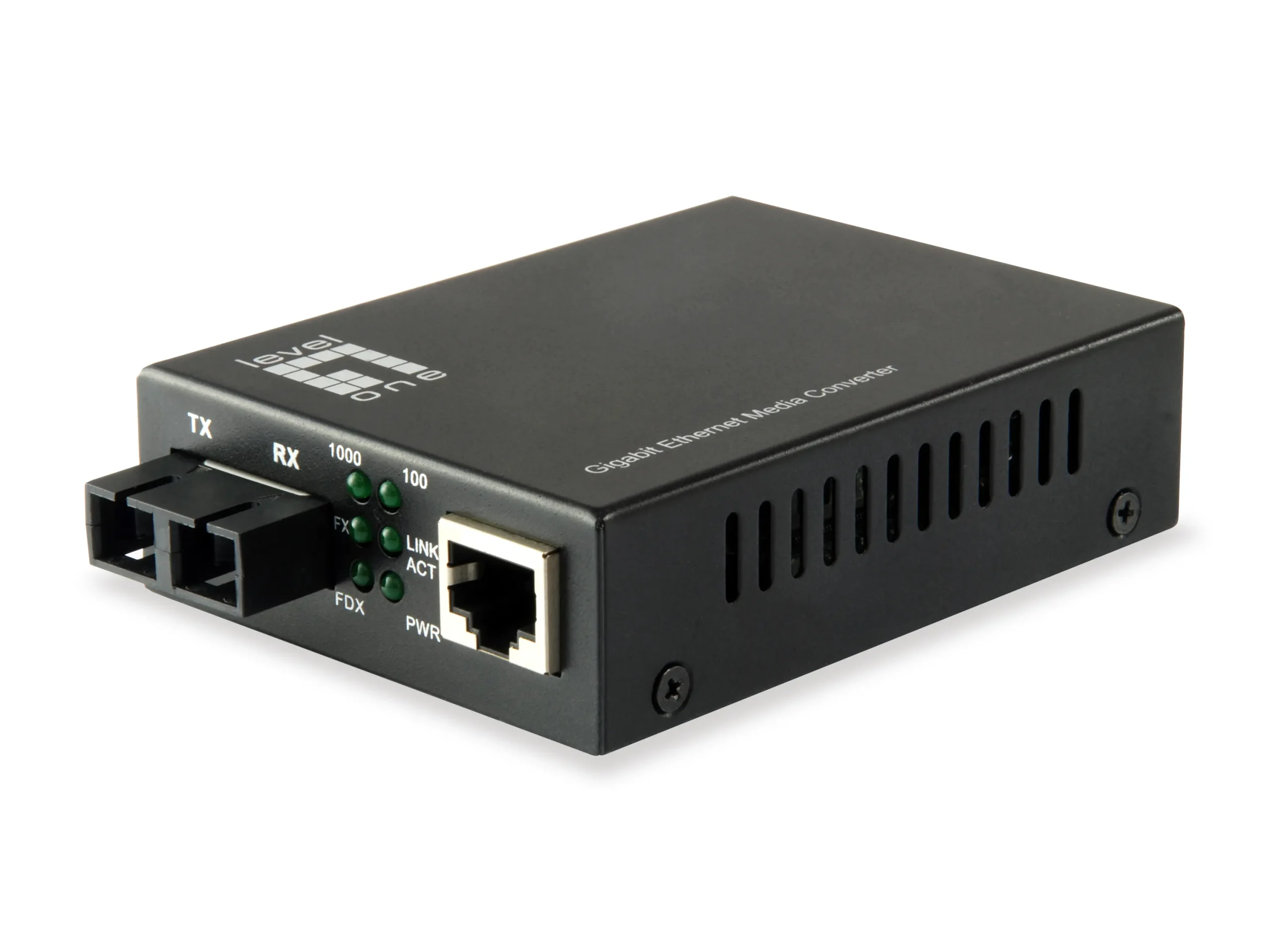 GVT-2002, RJ45 zu SC Gigabit Medienkonverter, Singlemode-Glasfaser, 1310nm, 20km