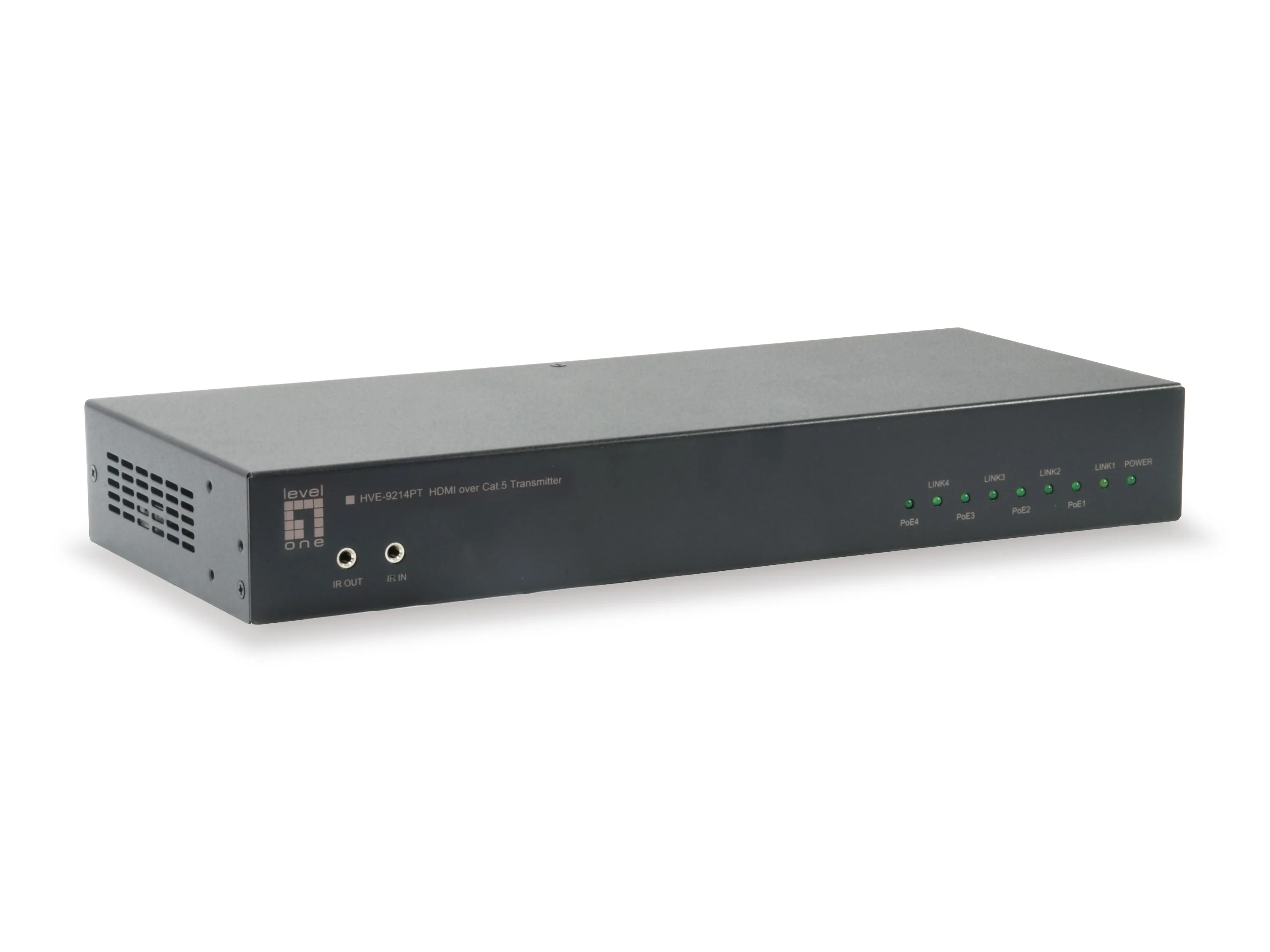 HDMI over Cat.5 Sender, HDBaseT, 100m, 4 Channel Ausgänge, 802.3af PoE