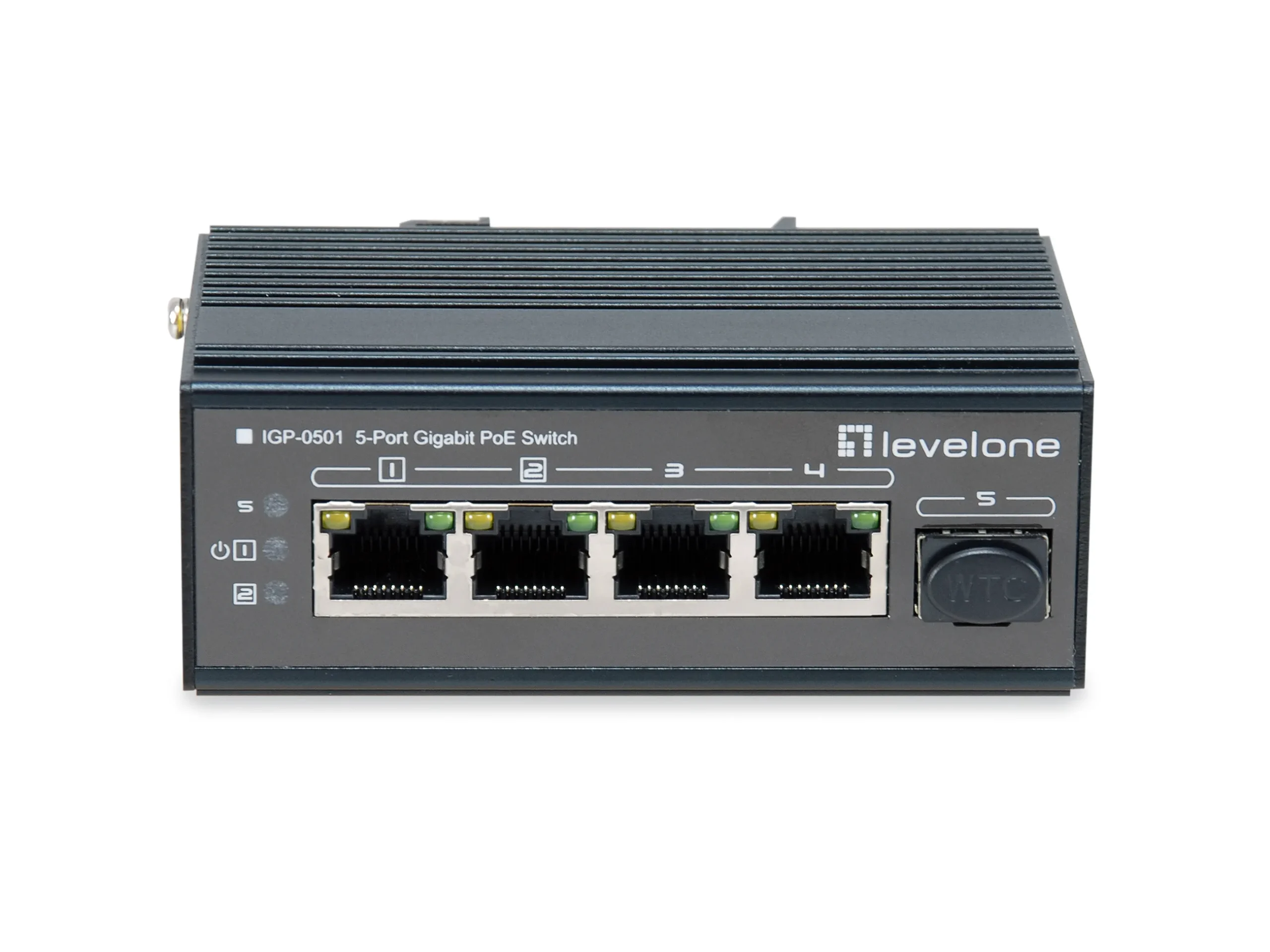 5-Port Gigabit Industrieller Switch, DIN-Rail, -40°C zu 70°C – Bild 7