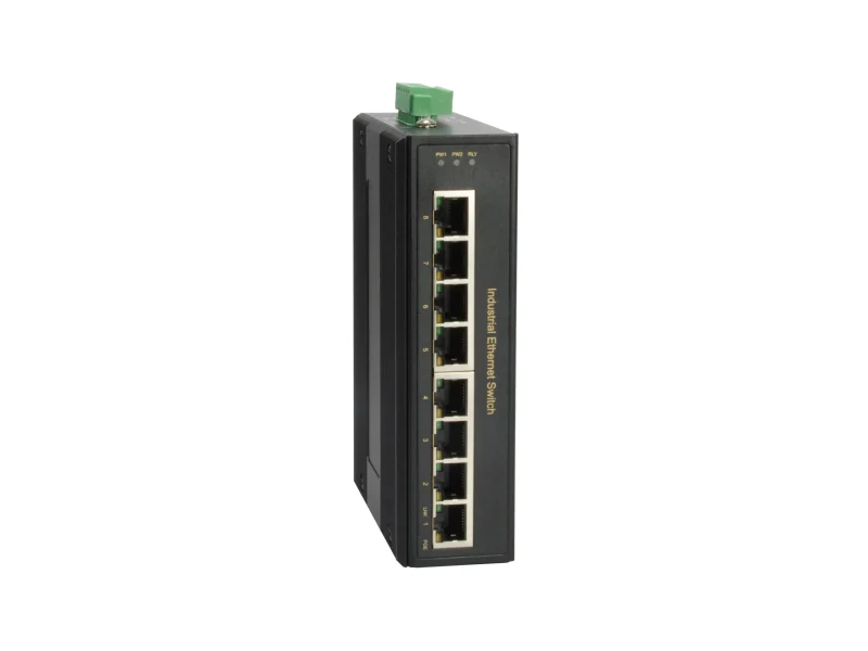 8-Port Gigabit PoE Industrieller Switch, 8 PoE Ausgänge, 802.3at/af PoE, 200W, -40°C zu 75°C