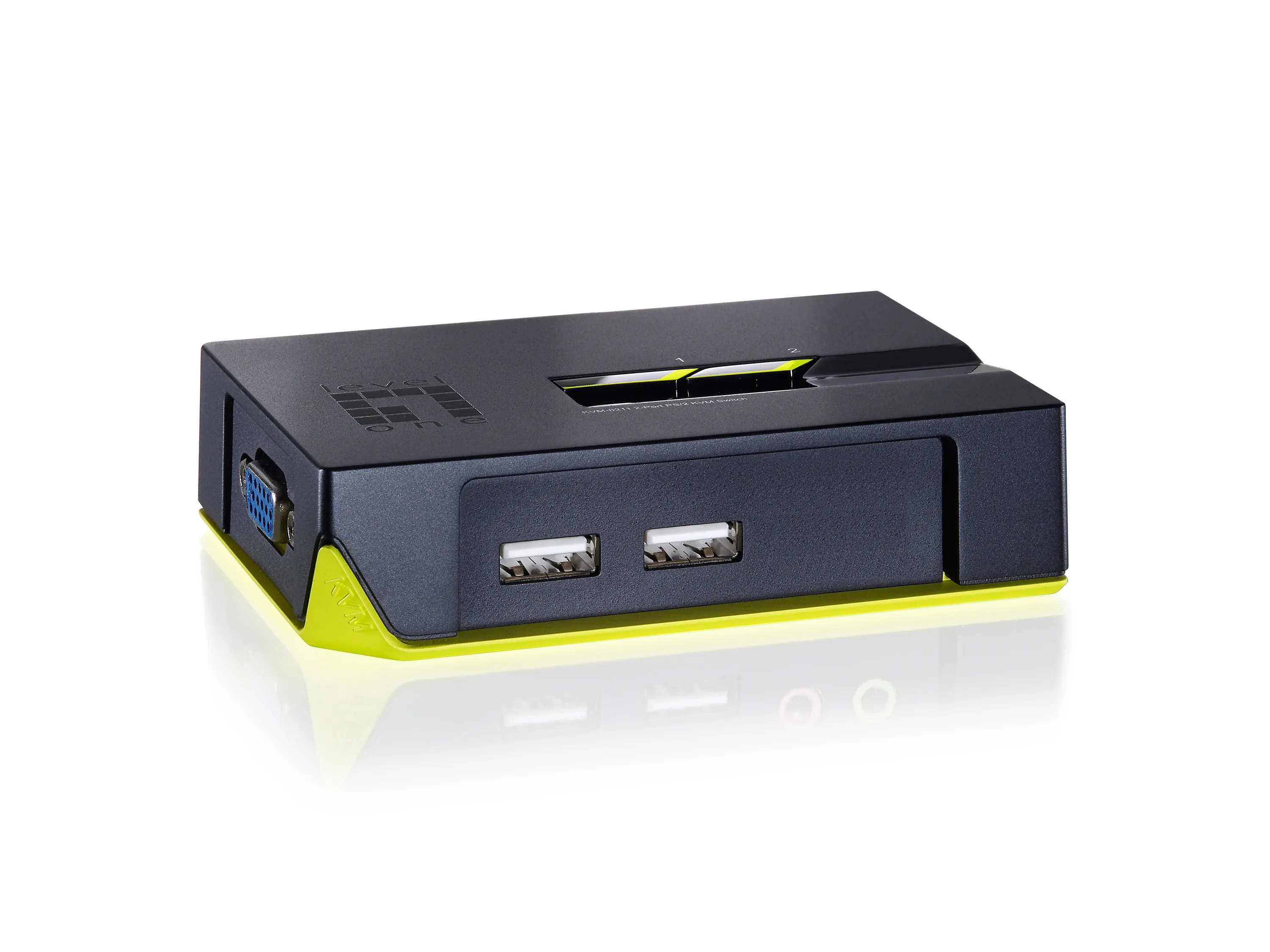 2-Port USB VGA KVM Switch