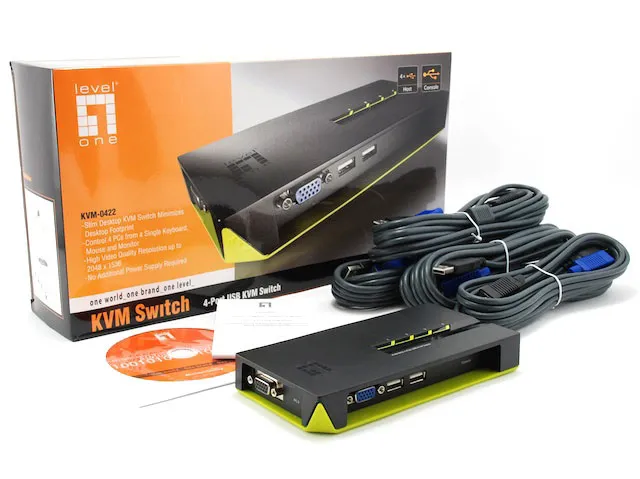 4-Port USB VGA KVM Switch – Bild 4