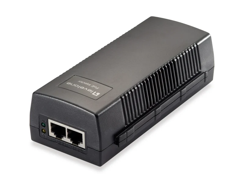 Gigabit PoE Injector, 802.3at/af PoE, 30W