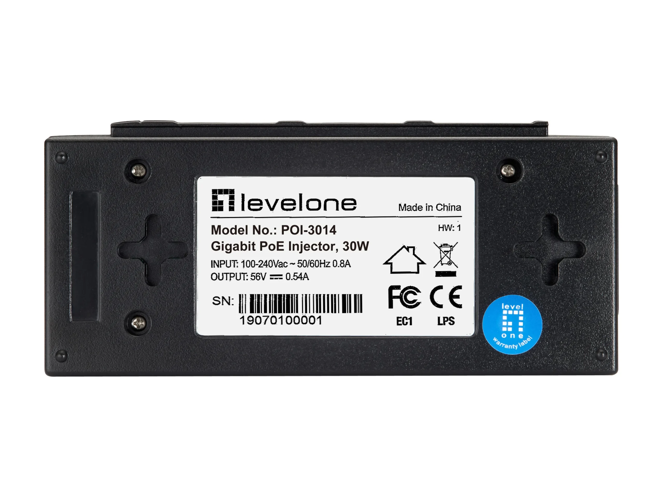 POI-3014 Gigabit PoE Injector, 30W – Bild 7
