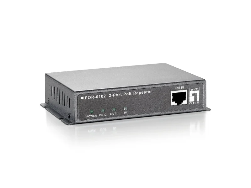 PoE Repeater, 2 Ports, Cascadable