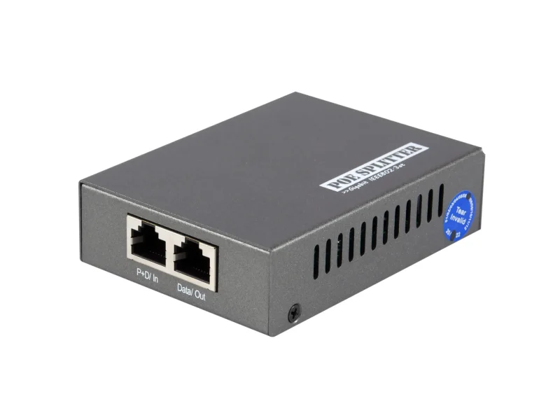 Gigabit PoE Splitter, 802.3at/af PoE, 5-12V DC-Ausgang