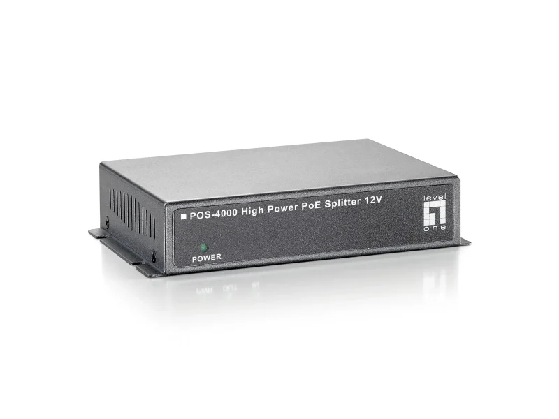 Fast Ethernet Hohe Leistung PoE Splitter, 12V DC-Ausgang