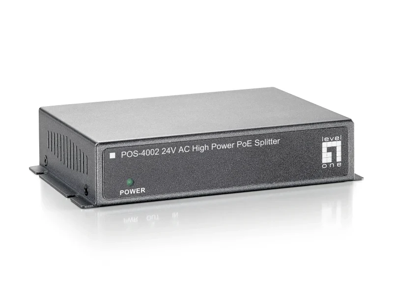 Fast Ethernet Hohe Leistung PoE Splitter, 24V AC-Ausgang