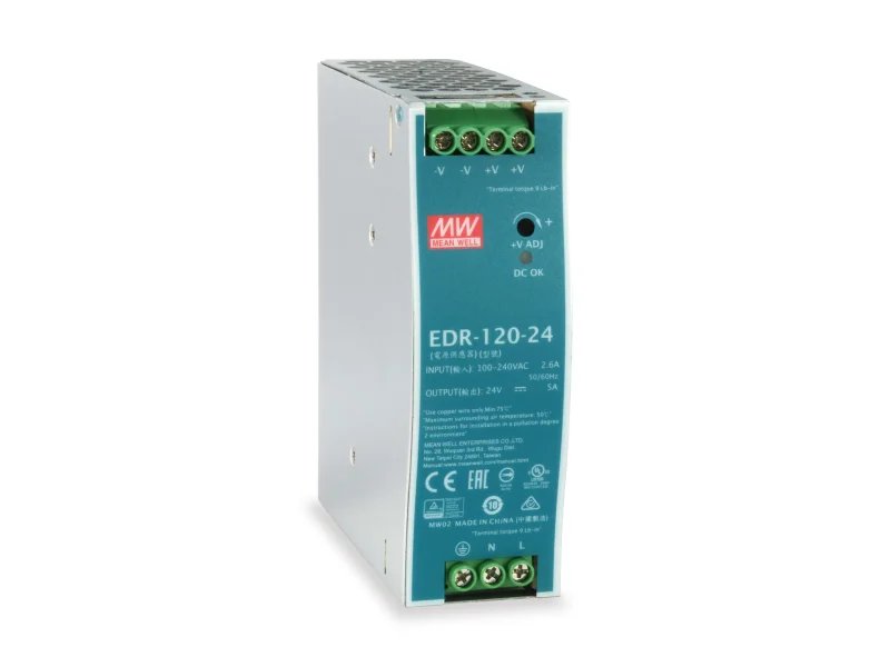 24V DC industriell Stromversorgung, 120W, DIN-Rail
