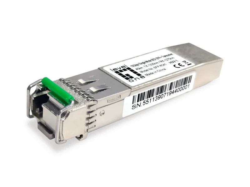 SFP-6541, 10Gbps Singlemode BIDI(WDM) SFP+ Transceiver, 40km, TX 1330nm / RX 1270nm