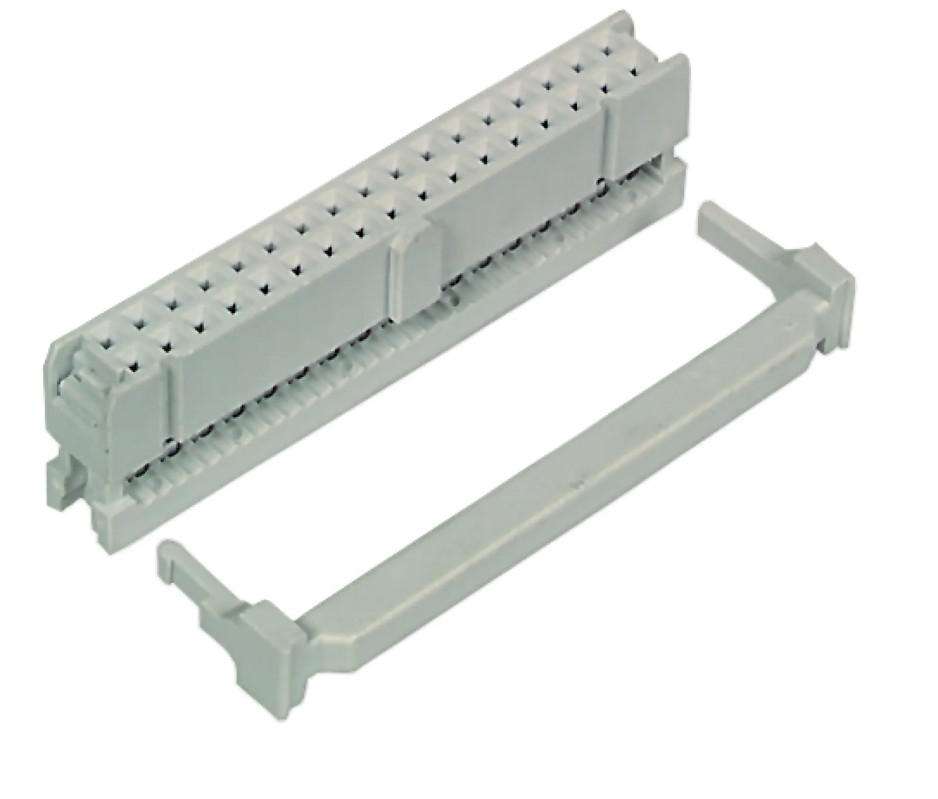 Pfostenverbinder 20pol. grau RM 2,54, E-WP 5461