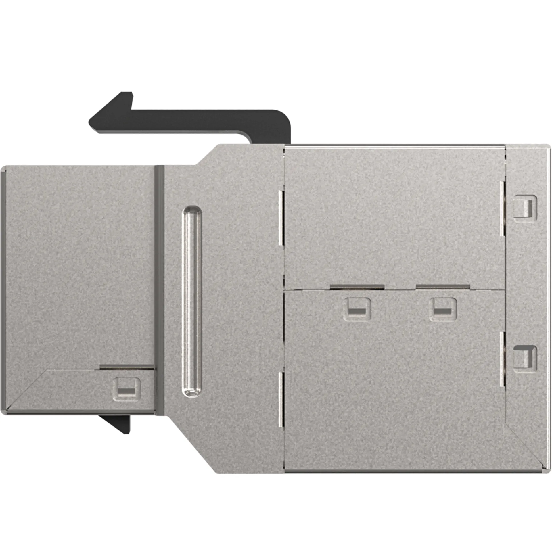 Keystone Einbauadapter RJ45 STP, Cat.6 – Bild 3