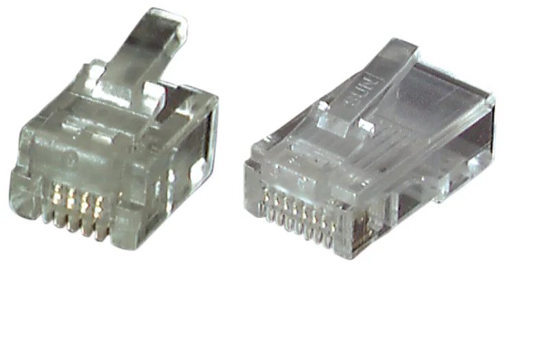 Modular-Stecker RJ12 UTP, E-MO 6/6 SF, VPE 100