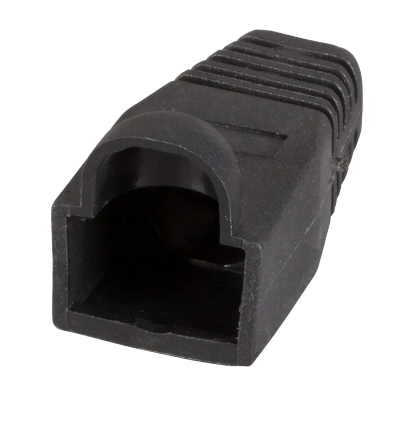 Knickschutztülle RJ45 blau, mit Rastnasenschutz, VPE 100