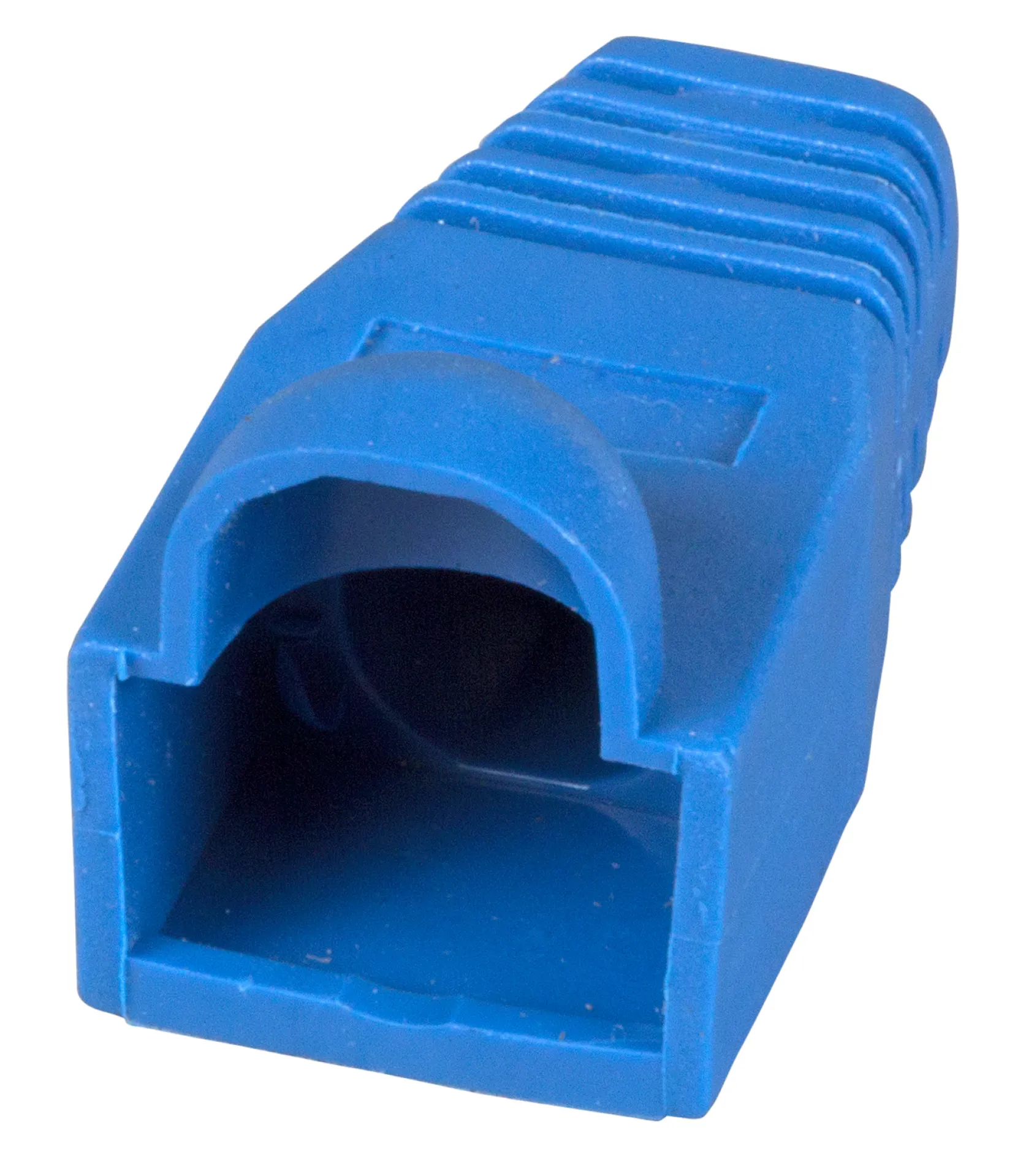 Knickschutztülle RJ45 blau, mit Rastnasenschutz, VPE 100 – Bild 4