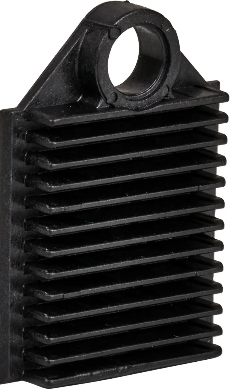 Spleißhalter für 12 x Crimpspleißschutz schwarz