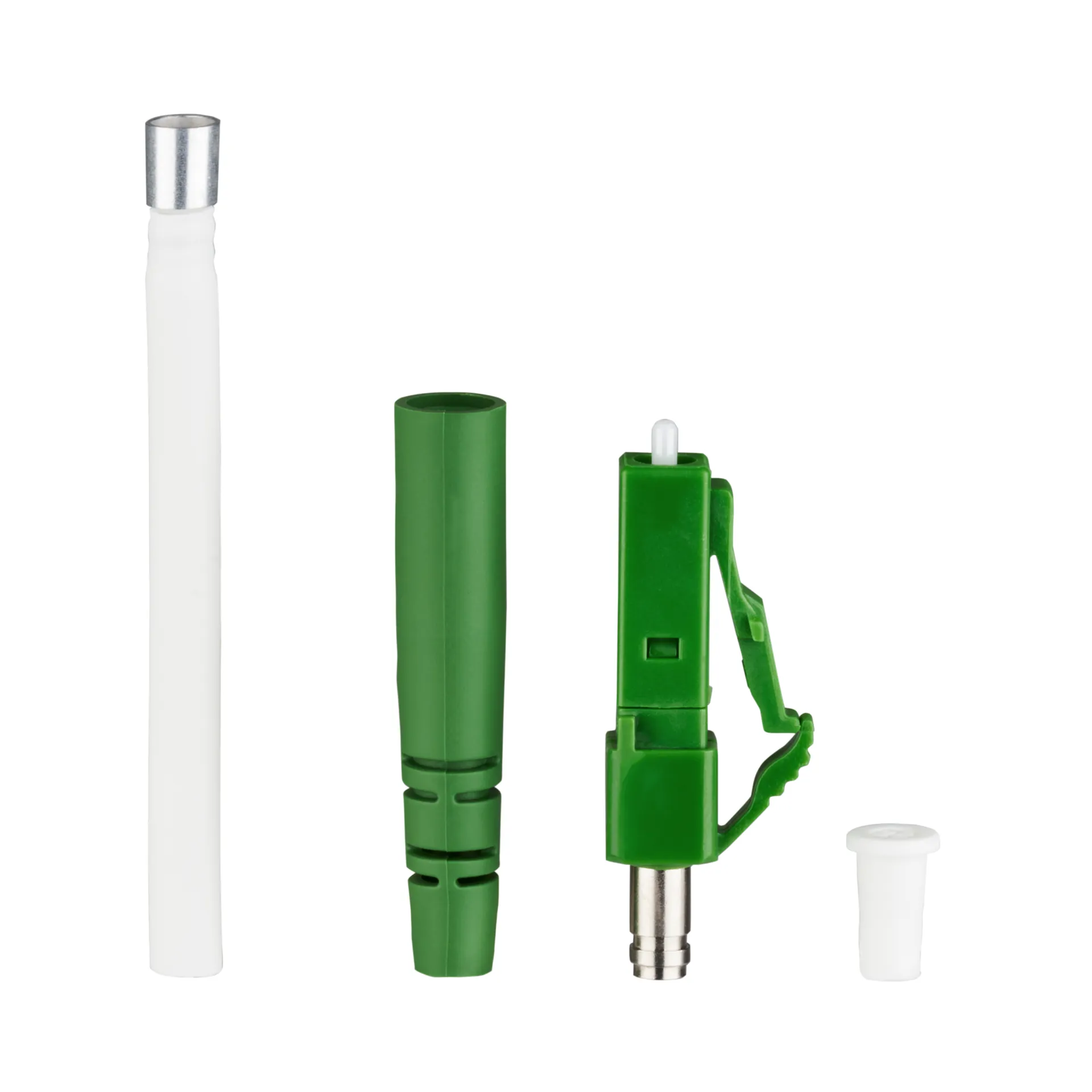 LC/APC Steckverbinder Simplex SM preangled 8° ferrule – Bild 2