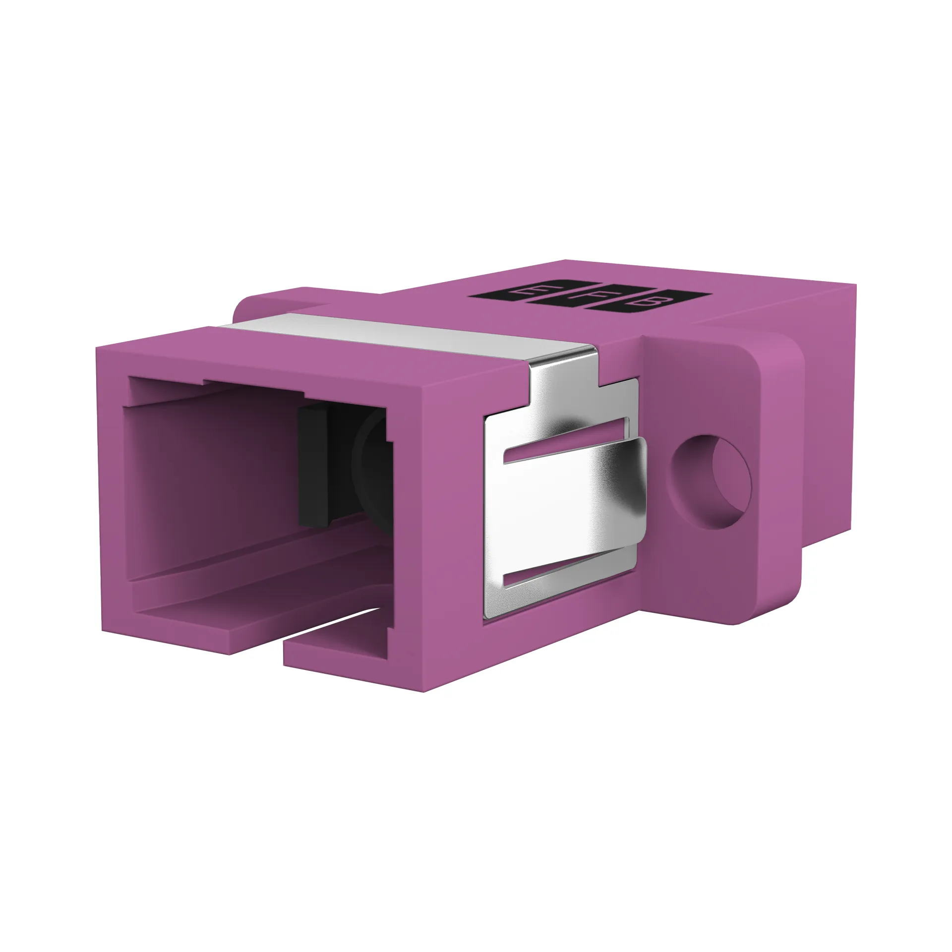 Kupplung SC Simplex OM4 erikaviolett