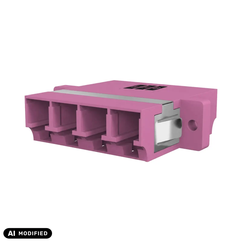 Kupplung LC Quad OM4 erikaviolett