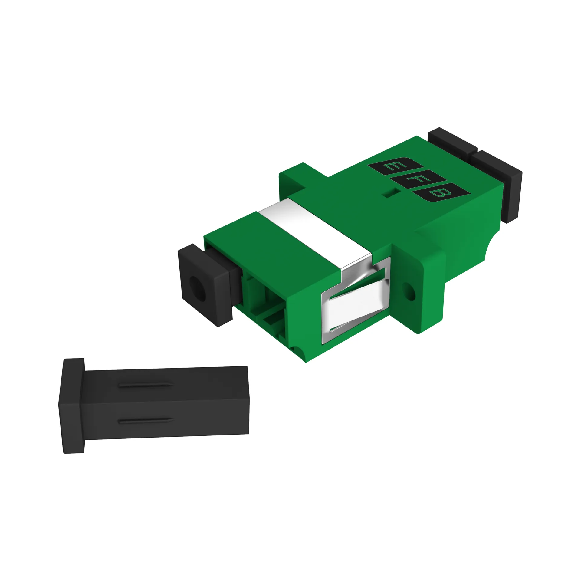 Kupplung LC/APC Duplex OS2 grün – Bild 3