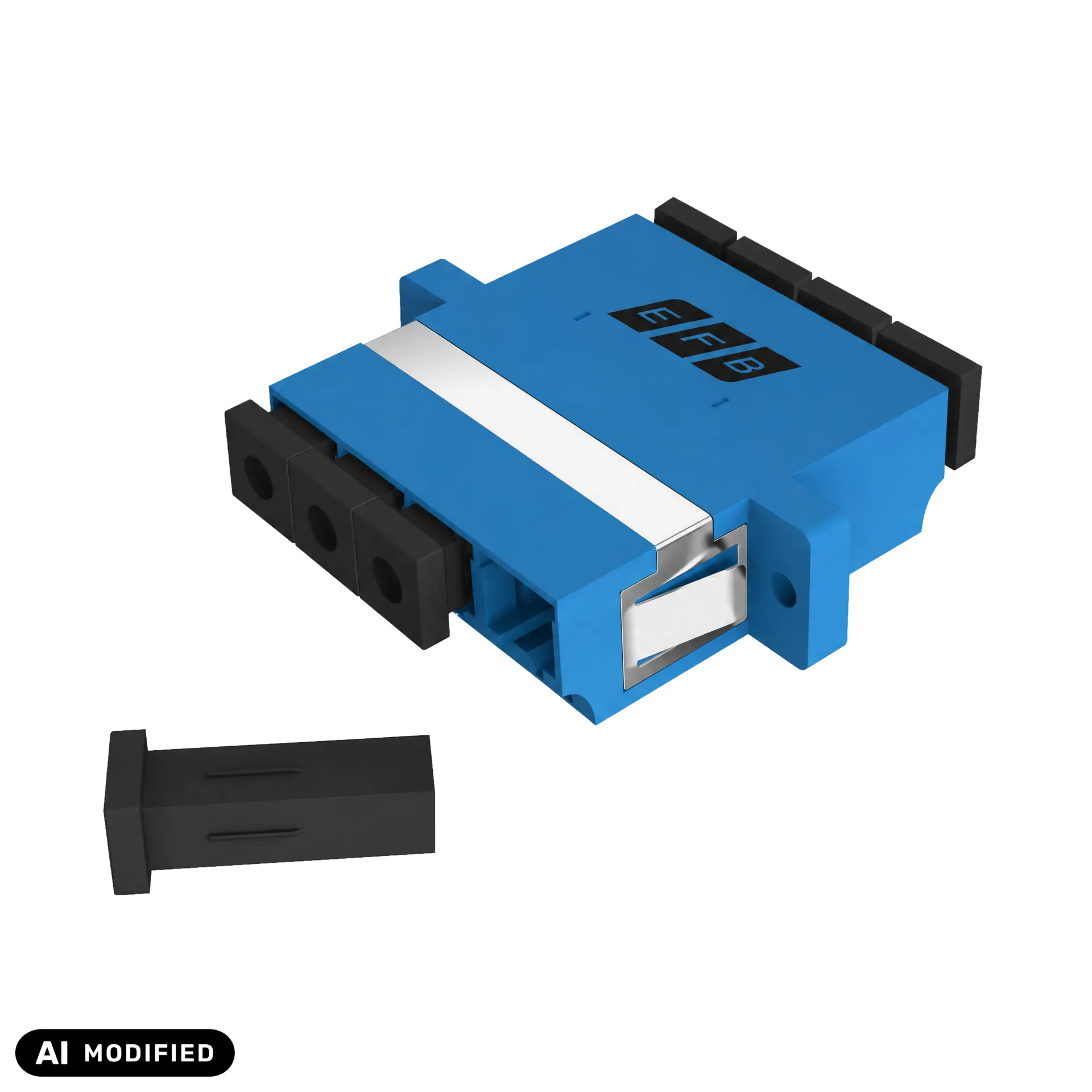 Kupplung LC Quad OS2 blau – Bild 3