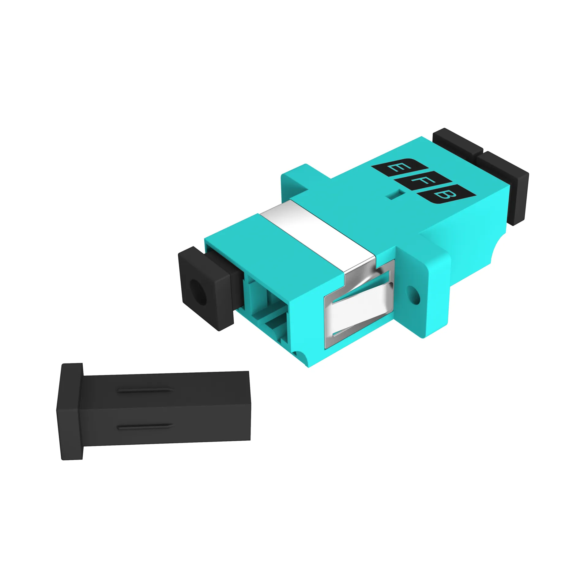Kupplung LC Duplex OM3 aqua – Bild 3