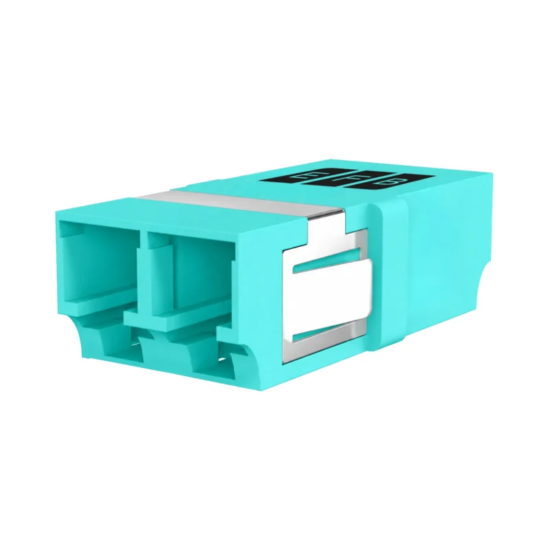 Kupplung LC Duplex OM3 aqua flanschlos