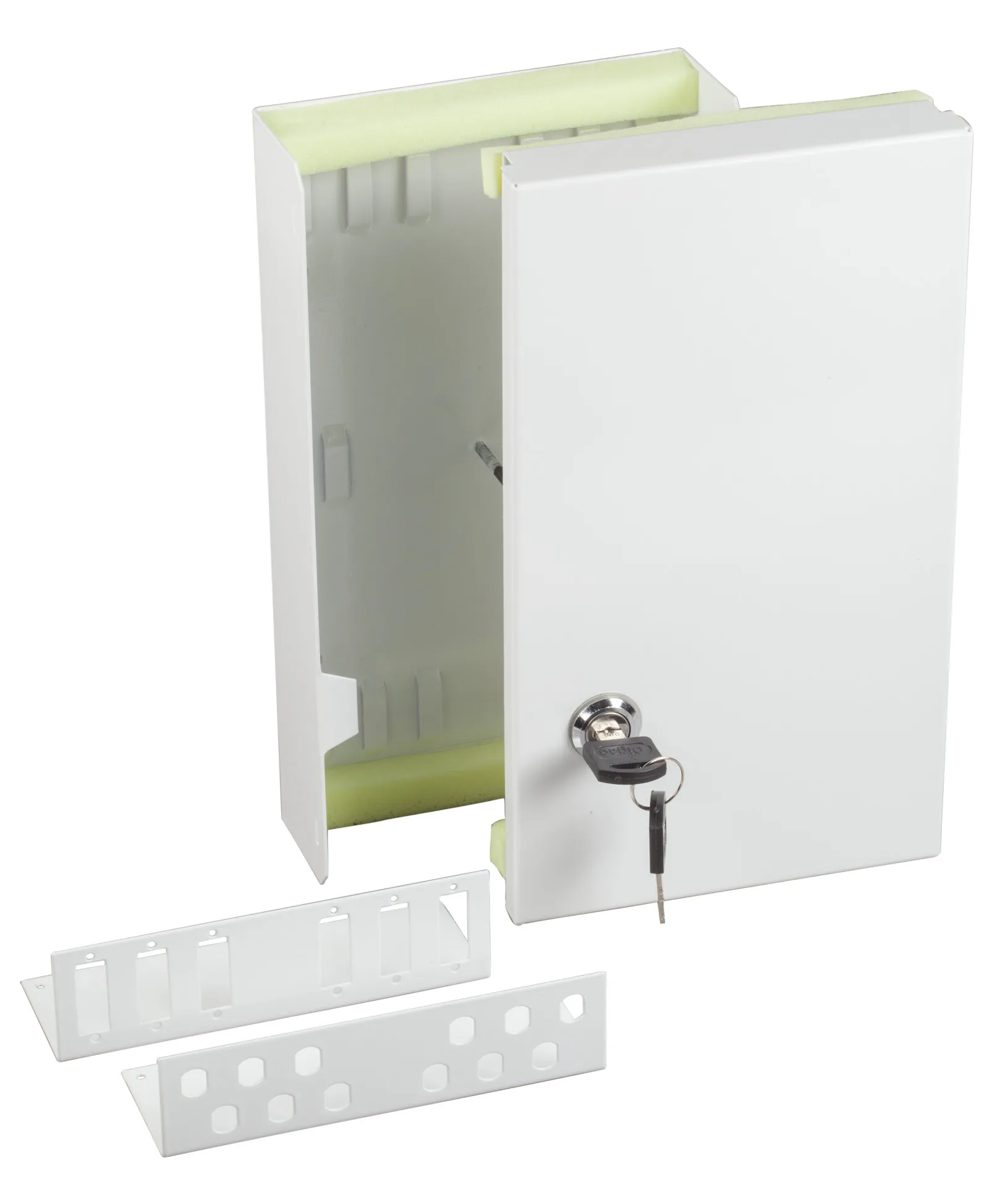 Spleißbox Kompakt Set RAL 7035 H=265 x B=150 x T=55mm – Bild 2