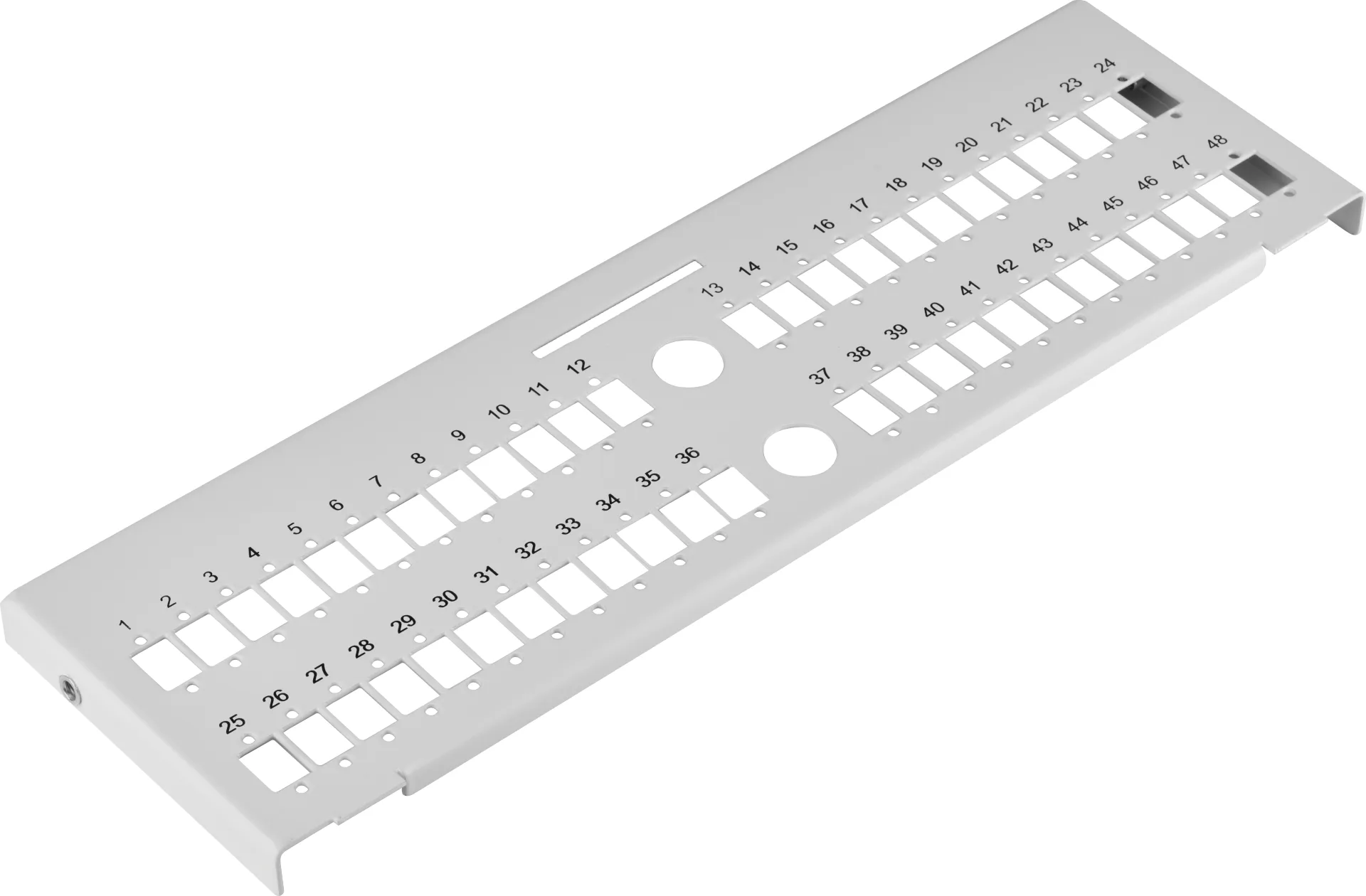 Verteilerplatte 48 SC-Simplex für Wandverteiler 53604.1V2 (32cm ) – Bild 4