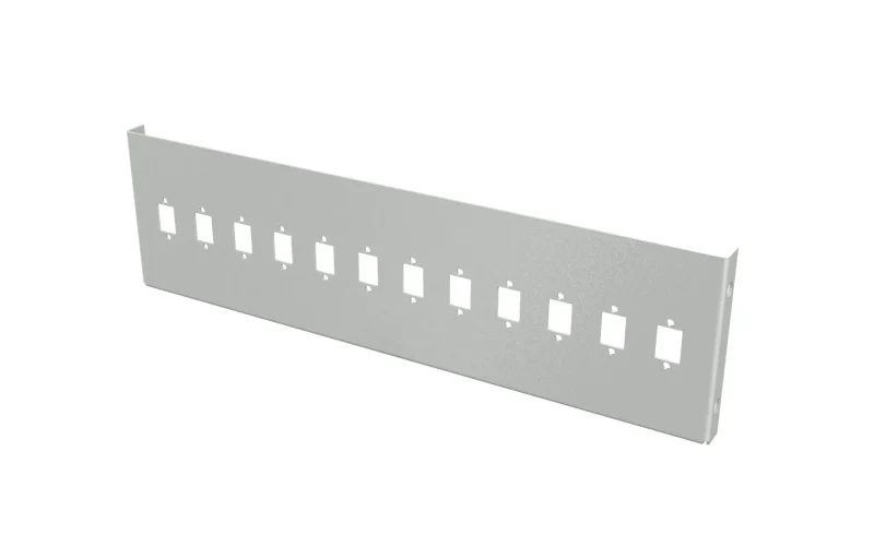 Verteilerplatte 12 SC-Duplex für Miniwandverteiler 53605.1V2
