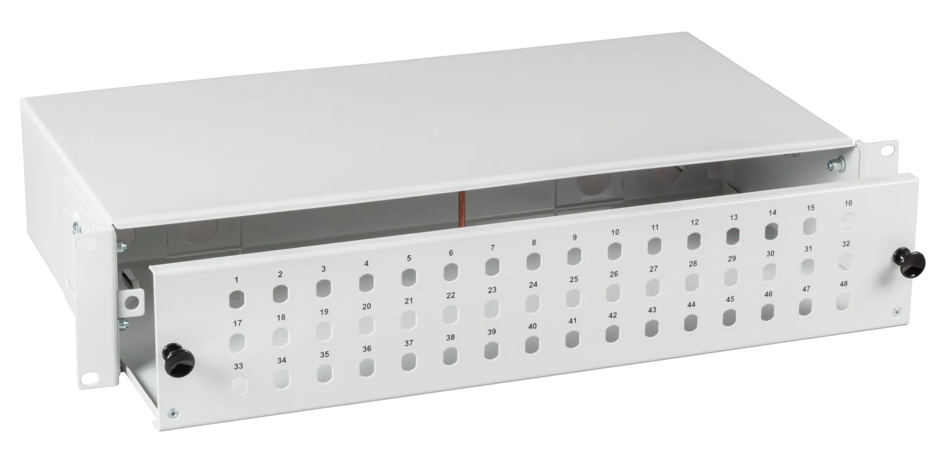 Spleißbox 48 SC simplex Front 2 HE, ausziehbar – Bild 2