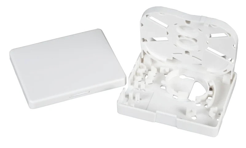 FTTx Kompakt-Anschlussbox, Anschluss: 2x SC-Simplex/LC-Duplex