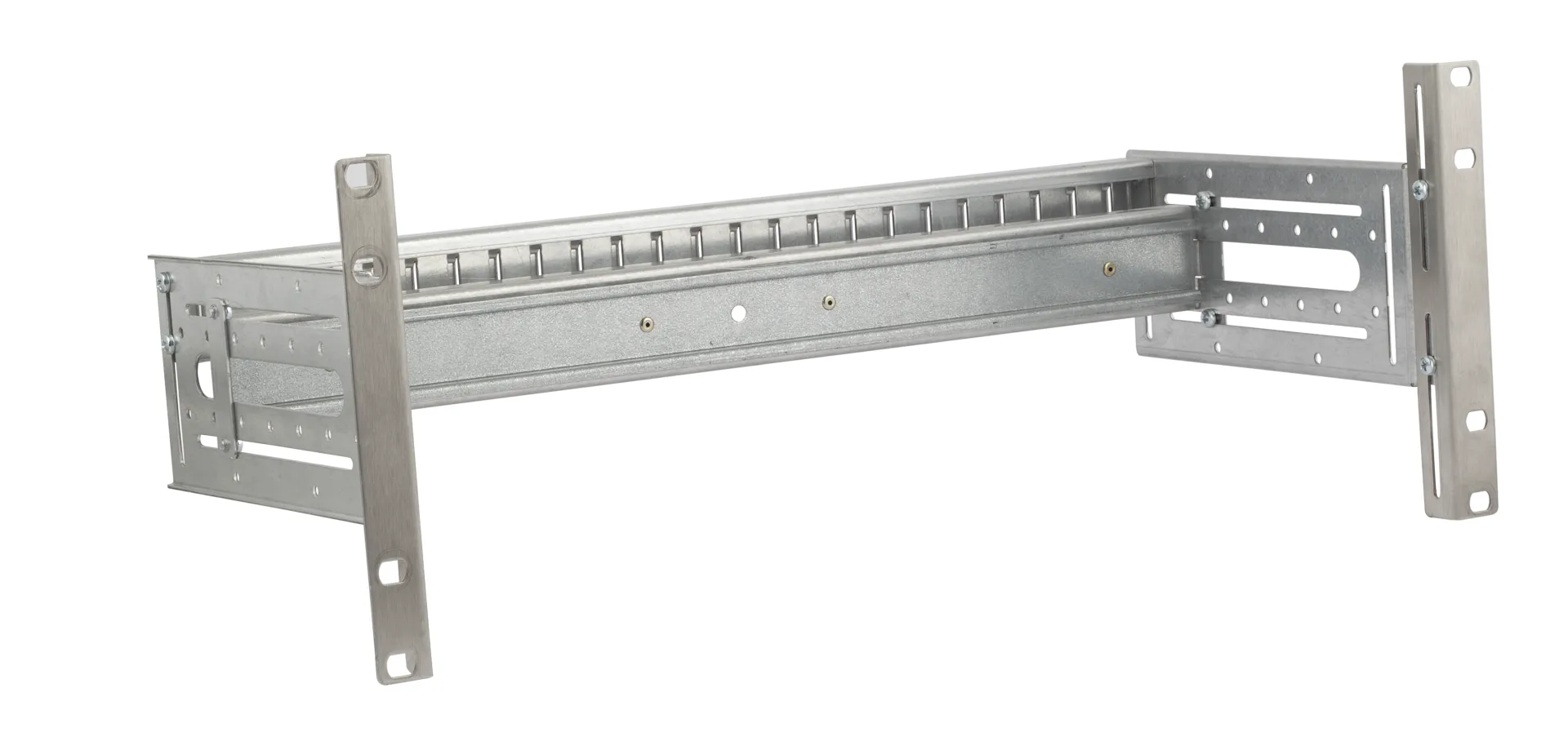 19" Universal-Hutschienenträger inkl. 4HE Winkelset – Bild 2