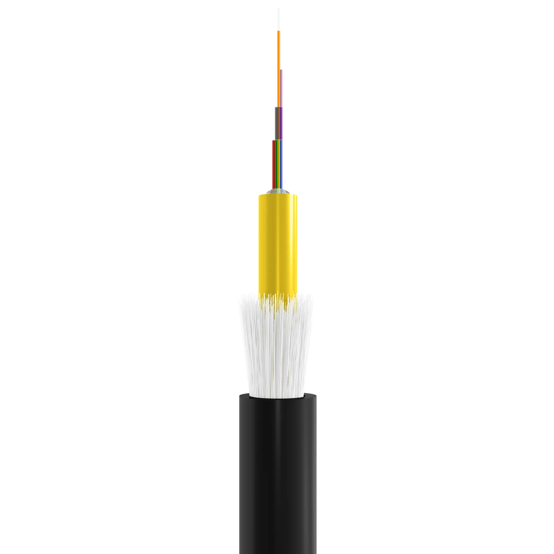 INFRALAN® U-DQ(ZN)BH OM3 24G (1x24) Eca 3000N LSZH schwarz, 7,5mm – Bild 5