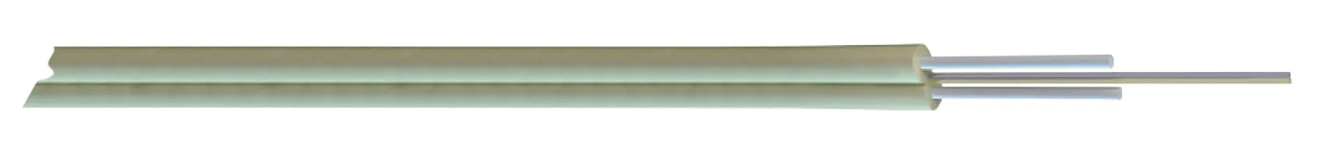 FTTH Micro-Dropkabel MDIC OS2 2E (1x2) 150N LSZH weiß 2,0x3,1mm G657A1 750m Box