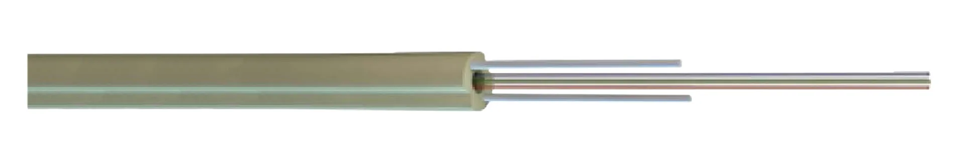 FTTH Micro-Dropkabel MDIC OS2 2E (1x2) 150N LSZH weiß 2,0x3,1mm G657A1 750m Box – Bild 2