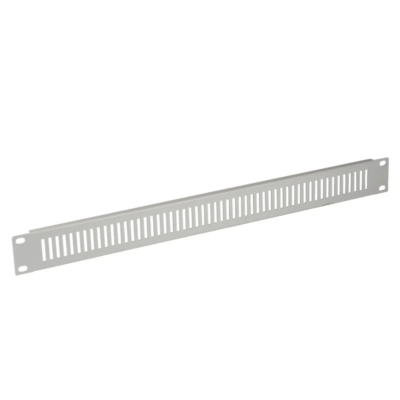 19″ 1HE Blindplatte, perforiert, RAL9005