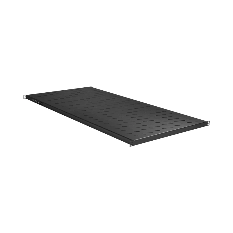 19″ 0,5HE Fachboden, fest, ET 950..1050 mm, 70 kg, ST 1200, RAL9005