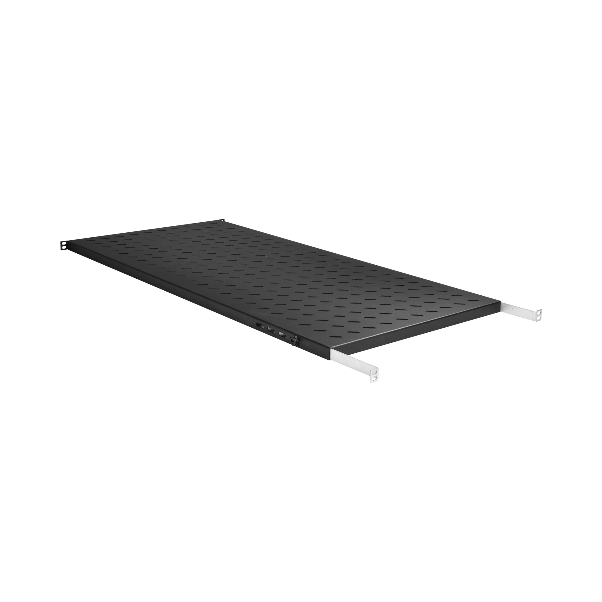 19" 0,5HE Fachboden, fest, ET 950..1050 mm, 70 kg, ST 1200, RAL9005 – Bild 3