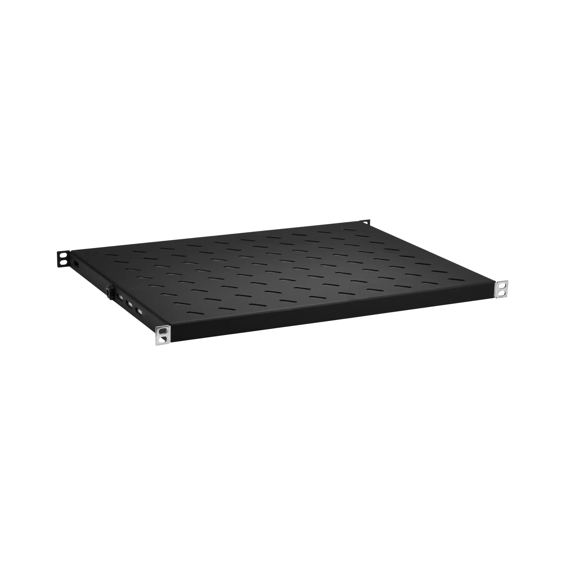 19" 0,5HE Fachboden, fest, ET 350..450 mm, 70 kg, ST 600, RAL9005 – Bild 2